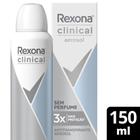 Antitranspirante Aerosol Rexona Clinical Sem perfume 150ml