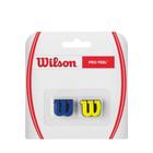 Antivibrador Wilson Pro Feel Azul e Amarelo Raquete Tênis