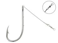 Anzol 4330 MS Encastoado Flex c/ Girador 15cm Aprazível N6/0 - 5 Peças