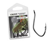 Anzol Crown Super Cat Fish Black Nº 12/0 - 5 Peças