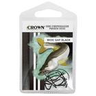 Anzol Crown Wide Black 1/0  C/10 - Crown