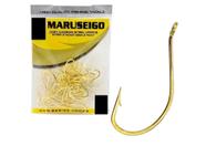 Anzol de pesca marine maruseigo gold cartela 50 peças N12