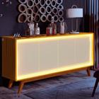 Aparador Bar Com Led Naturale Off White 160cm Eko Shop Jm