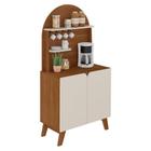 Aparador Buffet Cantinho Do Café Viena 2 Portas Cedro/Off White Artelly - artely