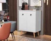 Aparador buffet dream branco pes palito 2 portas jalmac - cnm