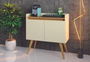 Aparador Buffet Gold Cantinho do Café com 2 portas - Pérola com Mel