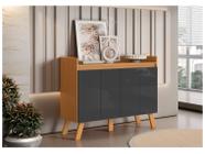Aparador Buffet Moderno 4 Portas Aramóveis Lis