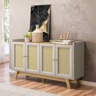 Aparador buffet para sala classico Linea Brasil Lazio Carvalho Off White