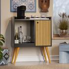 Aparador Buffet Retrô Pés Palito Cantinho Do Café Linus - Cores Diversas - Comprou Chegou