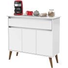 Aparador Buffet Zeus 3 Portas 1 Gaveta EJ Cor Branco