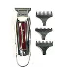 Aparador De Pelo Kemei Km-9163 Prateado 110V/220V