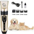 Aparador de Pelos para Pets com 4 Pentes
