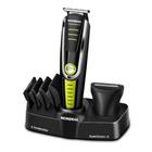 Aparador de Pelos sem fio 6 em 1 Mondial Body Groom BG-04 Bivolt - Preto/Verde