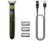 Aparador e Raspador Philips OneBlade Male Grooming - à Prova dàgua com 3 Pentes QP2724/10