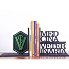 Aparador suporte de Livros Medicina Veterinaria em MDF decorativo