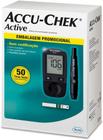 Aparelho accu-chek active + 50 tiras