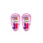 Aparelho De Barbear Bic Soleil Com 2 Rosa /Roxo - Kit C/2Un