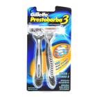 Aparelho de barbear descartável gillette prestobarba 3 - 2 unidades - P&G