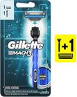 Aparelho de Barbear Gillette Mach3 Sensitive acqua grip, 1 unidade + carga, 1 unidade