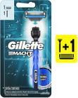 Aparelho De Barberar Gillette Mach 3 Aqua Grio Original