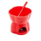 APARELHO DE FONDUE 4 PEÇAS ALPES VERMELHO 400ml - 2824 - LYOR