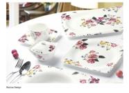 Aparelho de jantar 42 peças para 6 pessoas Bonechina Baccus design