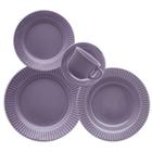 Aparelho De Jantar/Chá 20Pcs - Tb - Roxo - Au20-5465 - Oxford