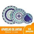 Aparelho de Jantar/Chá Biona Lola 16 Peças