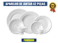 Aparelho de Chá e Café Porcelana Schmidt 53 peças - Dec. Cebolinha 2617 -  SCHMIDT