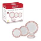 Aparelho de Jantar Classic Jogo de Mesa Porcelana 20 Peças