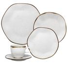 Aparelho de Jantar e Chá 20 Peças Ryo Maresia Oxford Porcelanas