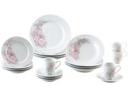 Jogo Jantar E Chá Completo 60 peças Porcelana Schmidt Eterna 12 Lugares -  Porcelanas Schmidt - Aparelho de Jantar - Magazine Luiza