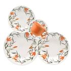 Aparelho De Jantar E Chá Louça 20 Peças Lírios