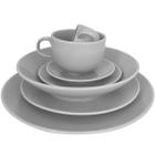 Jogo Jantar Chá e Café em Porcelana 42 Peças Legacy Silver L'Hermitage -  Casa Goianita
