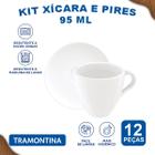 Aparelho de Jantar Paola Tramontina Jogo de Pratos Raso, Fundo e Sobremesa com Opções de Kits