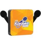 Aparelho De Karaoke Com Sistema Home + 2 Mic + Caixa De Som