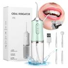 Aparelho De Limpeza De Implantes Dentários Jato De Água Portátil Recarregável USB 220ml - Irrigador Oral