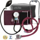 Aparelho De Medir Pressão Arterial Esfigmomanometro + Estetoscópio Rappaport Duplo  P. A. MED