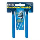 Aparelho Descartável Para Barbear Cabeça Fixa Gillette Prestobarba Ultragrip 2 Unidades