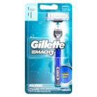 Aparelho Gillette Barbear Mach3 Acqua Grip Com 1 Regular