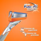 Aparelho Gillette Fusion Power C/5 Lâminas