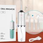 Aparelho Higiene Dental Bucal Jato Dágua Irrigador Portátil Cor Branco