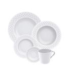 Aparelho Jantar 20 Peças Porcelana Ingrid Tramontina Branco