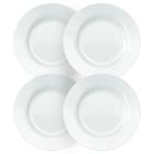 Aparelho Jantar Pratos de Sobremesa Toledo Branco 4 Pçs 20cm - BORMIOLI - ITALIA