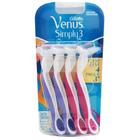 Aparelho Para Depilar Gillette Venus Simply3 Com 4 Unidades