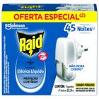 Aparelho Raid Elétrico Líquido 45 Noites 1 Aparelho + 1 Refil de 32,9ml Oferta Especial