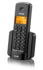 Aparelho telefonico sem fio linha 8001 preto - elgin