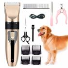 Aparelho Tosador Aparador De Pets Profissional Kit Completo