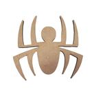 Aplique Aranha Super Heroi 18x19,5 Mdf 6mm Madeira