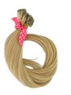 Aplique Cabelo Loiro Liso Brasileiro 65cm Tecido em Tela p/ Mega Hair 100gr